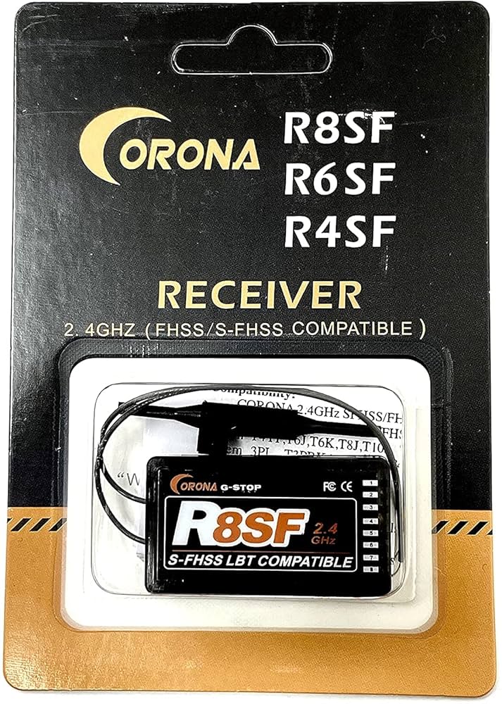 Amazon | Corona R8SF 8CH 受信機 フタバ 受信機 互換 S.BUS 2.4